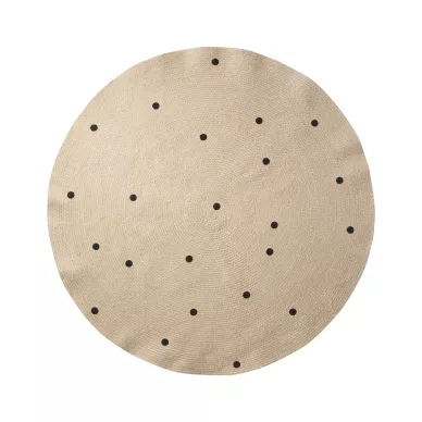 Ferm Living Jute barnrumsmatta - 2 storlekar dots image