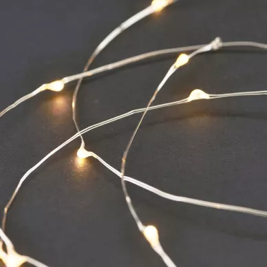 House Doctor string lights 10m silver image