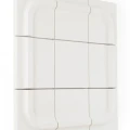 Soften Pooli kurvi -akustikpanel - vit