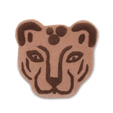 Ferm Living Tufted Leopard Head matta image