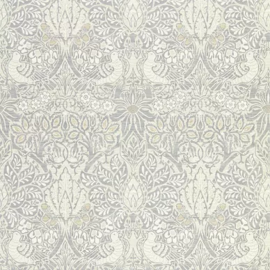 Pure Dove and Rose harmaa lintutapetti Morris Cloud Grey image