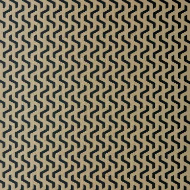 Rattan musta kultainen graafinen tapetti 1838 Wallcoverings image