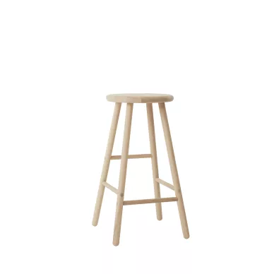 Moto Stool korkea puinen jakkara OYOYlta image