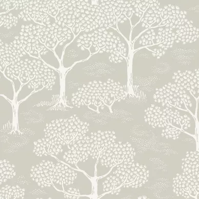 Woodland Notes beige puutapetti Littlephantilta 1567 image