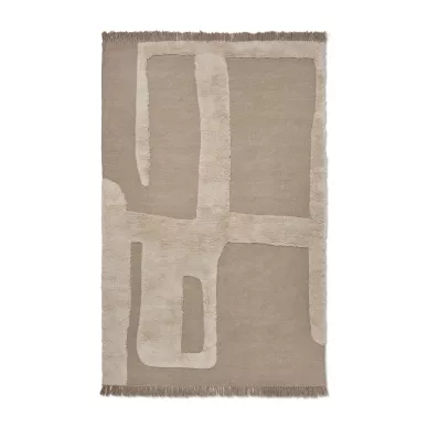 Alley Wool Rug iso ruskea matto Ferm Livingilta 1104266309 image