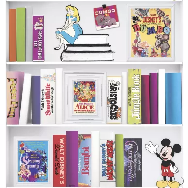 Disney Bookshelf varikas kirjahyllytapetti Sandudd image