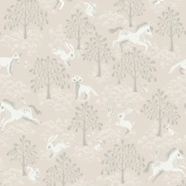 Fairytale Fox roosa elaintapetti Littlephantilta